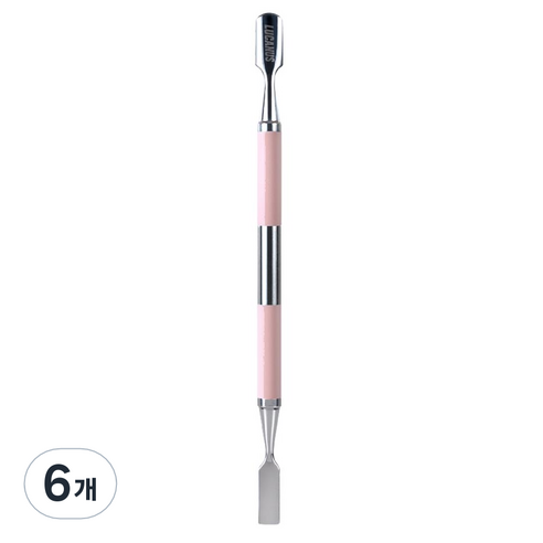 루카너스 실리콘 스퀘어 푸셔, 6개, 인디핑크