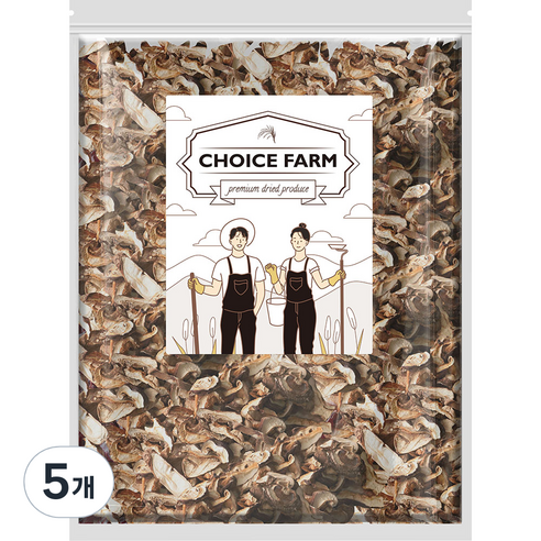 초이스팜 건표고버섯 표고채, 150g, 5개