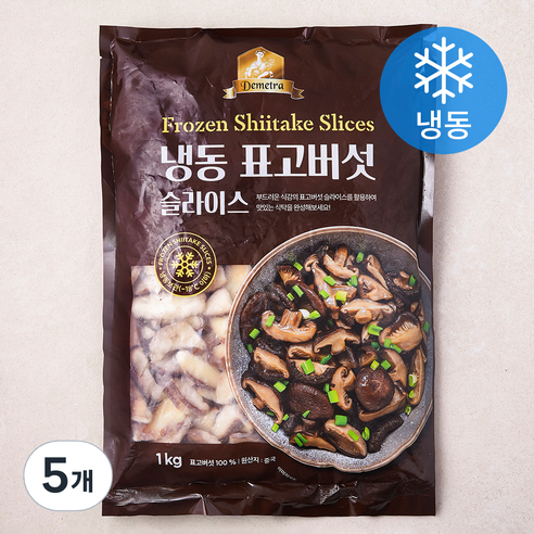 표고버섯 슬라이스 (냉동), 5개, 1kg