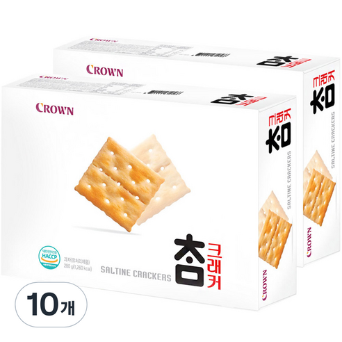크라운 참크래커, 280g, 10개