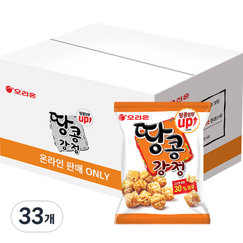 오리온 땅콩강정, 50g, 33개