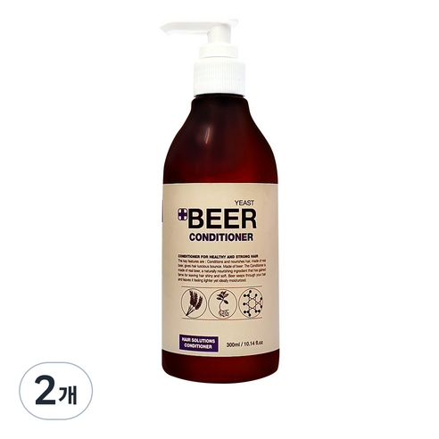 홈로즈 맥주효모 컨디셔너, 300ml, 2개