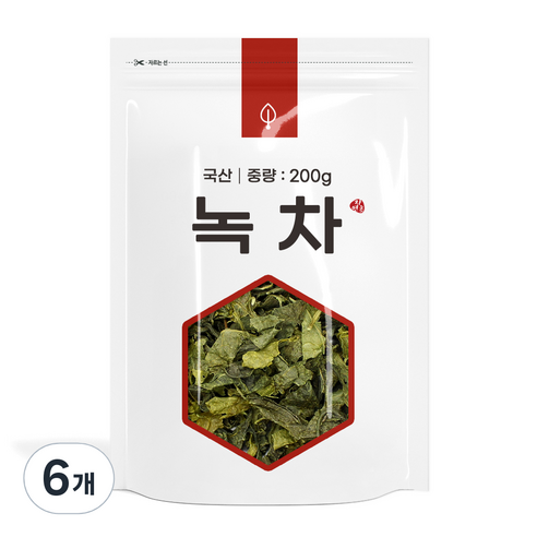 자연초 녹차, 200g, 1개입, 6개