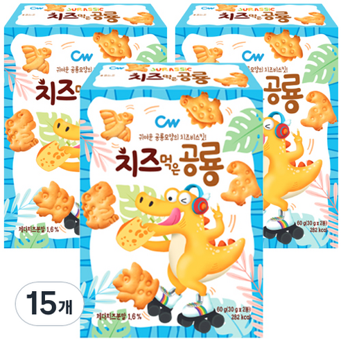 청우 치즈 먹은 공룡, 60g, 15개