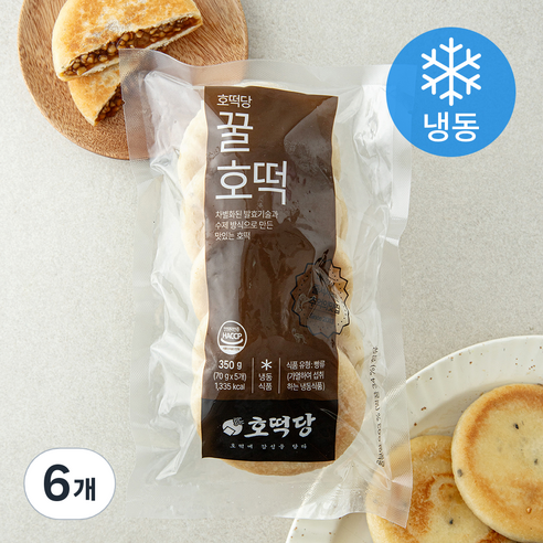 호떡당 꿀호떡 (냉동), 70g, 6개, 5개입
