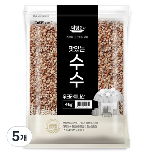더담은 맛있는 수수, 4kg, 5개