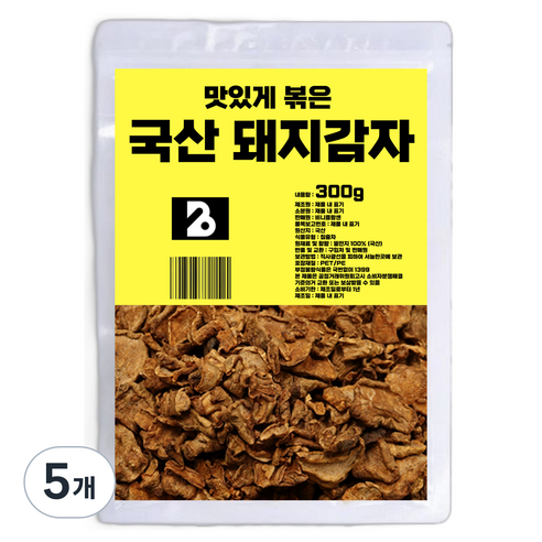 비니플랑센 맛있게 볶은 국산 돼지감자 차, 300g, 5개
