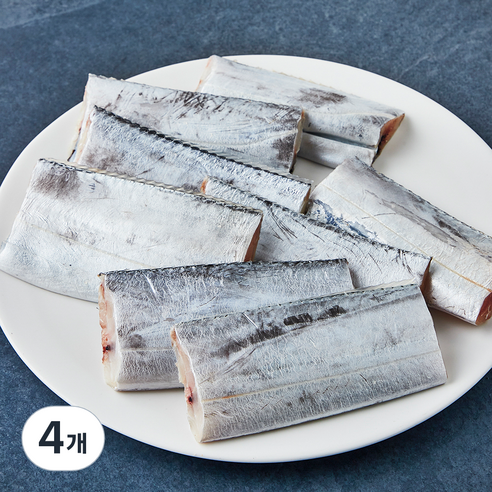 제주 손질 갈치 대 2마리 (해동), 4개, 450g