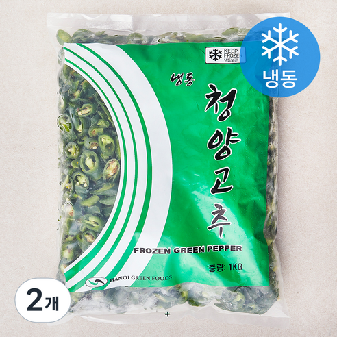 냉동 베트남 청양고추 (냉동), 1kg, 2개