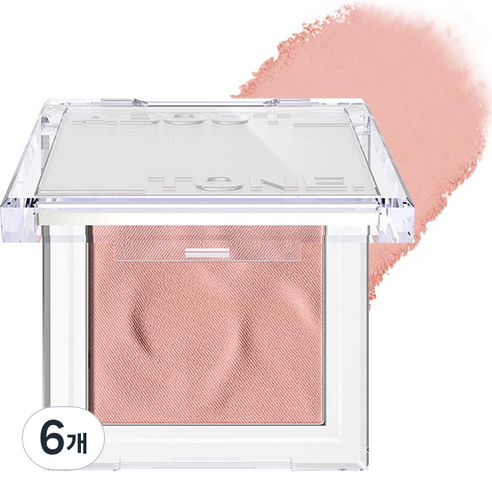 어바웃톤 플러피 웨어 블러셔 4.3g, 02 베쉬풀 핑크, 6개