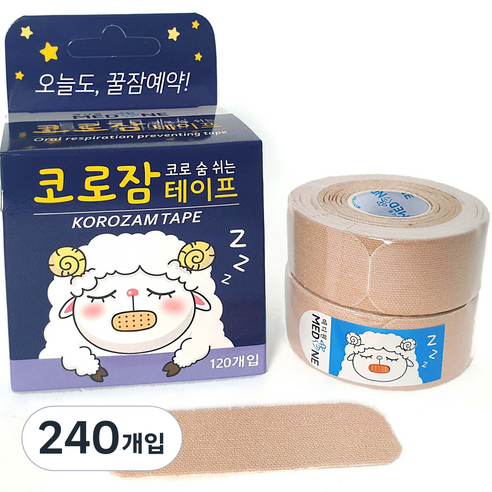 메디원 코로잠 코로 숨 쉬는 입막음 테이프, 240개입