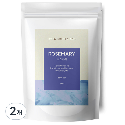 유리아 로즈마리 차 삼각티백, 2개, 100개입, 1.2g