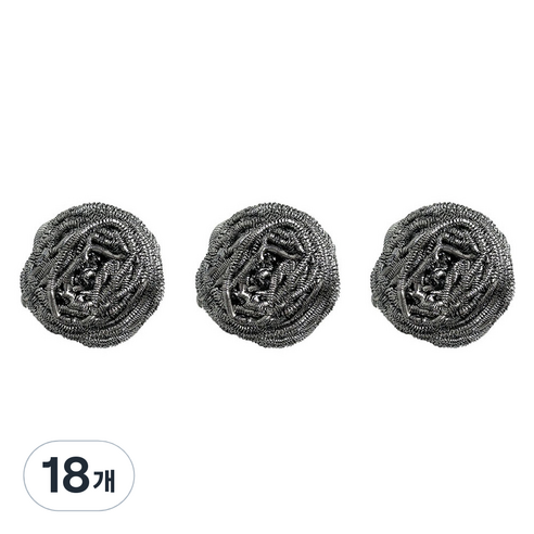 월드크린 철 수세미 50g, 18개, 1개입
