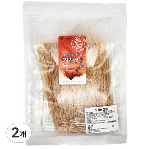해동찬가 오징어실채, 300g, 2개