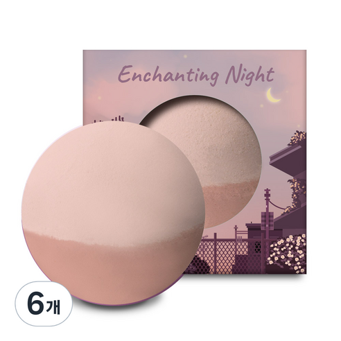 플루 러브나잇 솔트 버블 대용량 배쓰밤 매혹의 밤, 200g, 6개