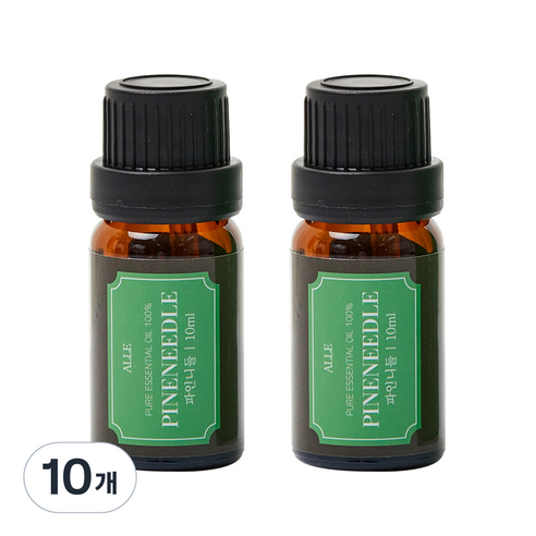 알레 비건 아로마 에센셜 오일 파인니들, 10ml, 10개