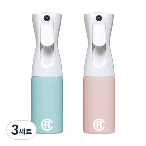 에어라파 안개 분무기 160ml 2종 세트, 3세트, 아이스크림 민트, 아이스크림 핑크