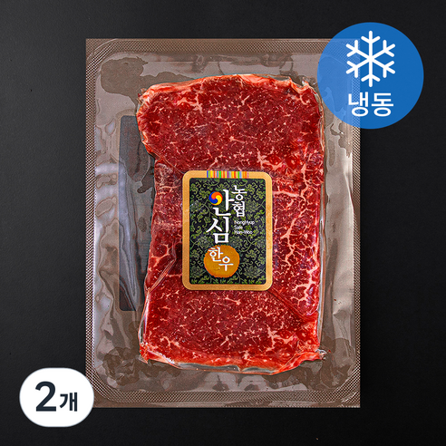 농협안심한우 슬라이스 설도 1등급 (냉동), 2개, 100g