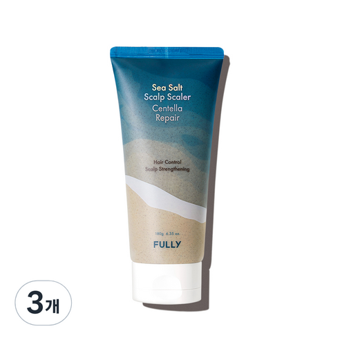 풀리 씨솔트 두피 스케일러 센텔라 리페어, 3개, 180g