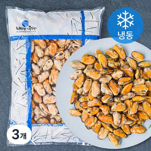 더더착한 칠레산 자숙 홍합살 (냉동), 1kg, 3개