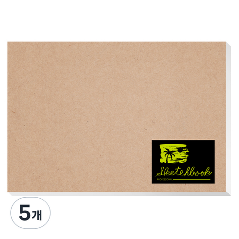 영아트 전문가 KF 스케치북 패드타입 200g, 5절, 30매, 5개