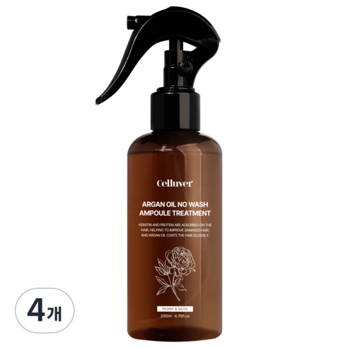 셀러버 앰플 노워시 트리트먼트, 4개, 200ml