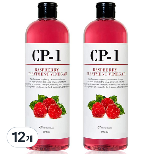 씨피원 라즈베리 헤어 식초 트리트먼트, 500ml, 12개