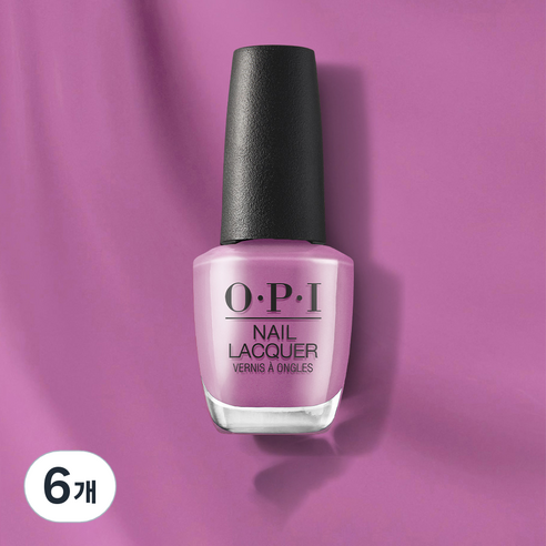 오피아이 네일락커 매니큐어, S030 I Can Buy Myself Violets, 6개, 15ml