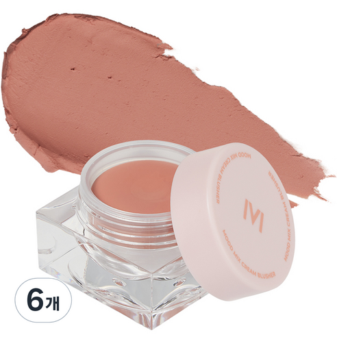 매드피치 무드 믹스 크림 블러셔 10g, 01 뉴트럴 플러쉬, 6개