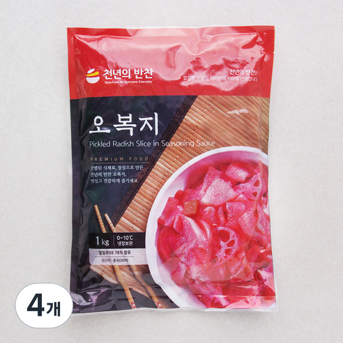천년의반찬 오복지, 1kg, 4개