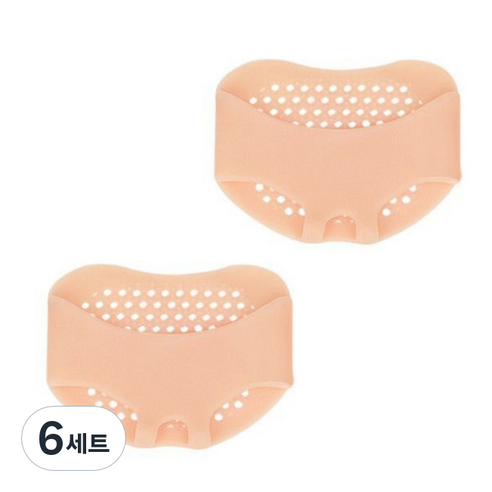 하이어앤하이어 발바닥 패드 양쪽 세트 누드, 6세트