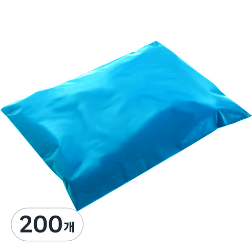 HDPE 택배봉투 접착형 블루, 200개