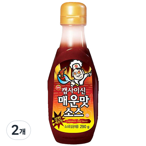 진미 캡사이신 매운맛 소스, 290g, 2개