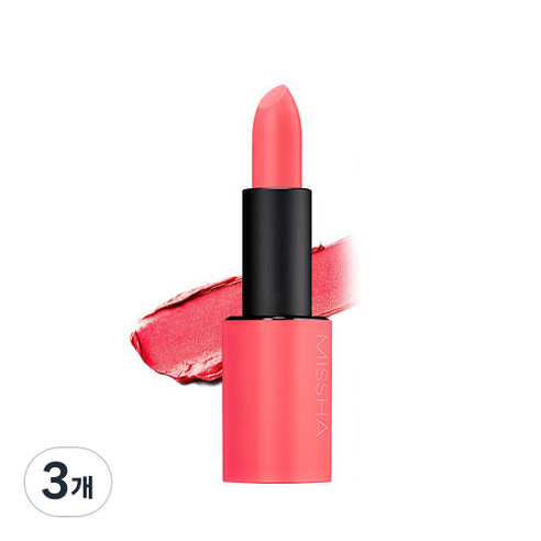 미샤 데어 루즈 벨벳 립스틱 3.5g, 키치 피치, 3개