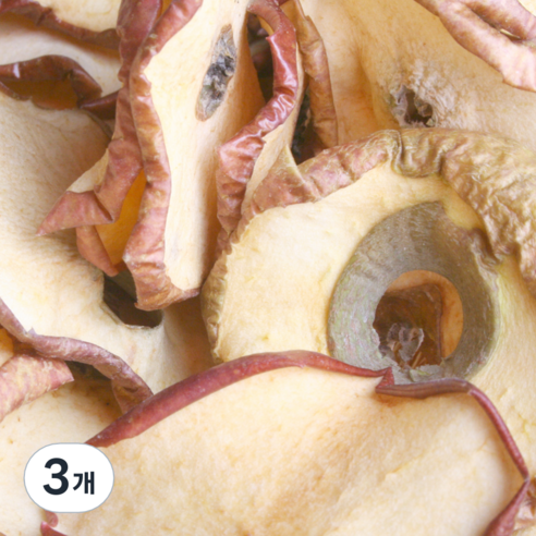 올내추럴 건조사과 자투리, 3개, 100g