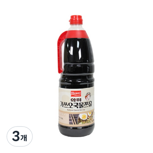 화미 가쓰오 국물 쯔유, 2kg, 3개