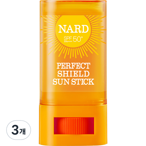 부케가르니 나드 퍼펙트 쉴드 선스틱 SPF50+ PA++++, 22g, 3개