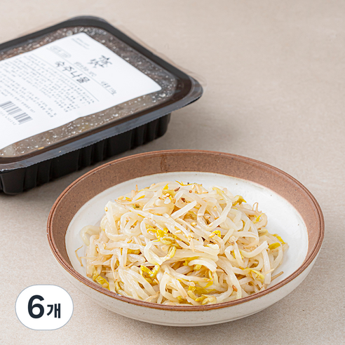 강남밥상 숙주나물, 110g, 6개