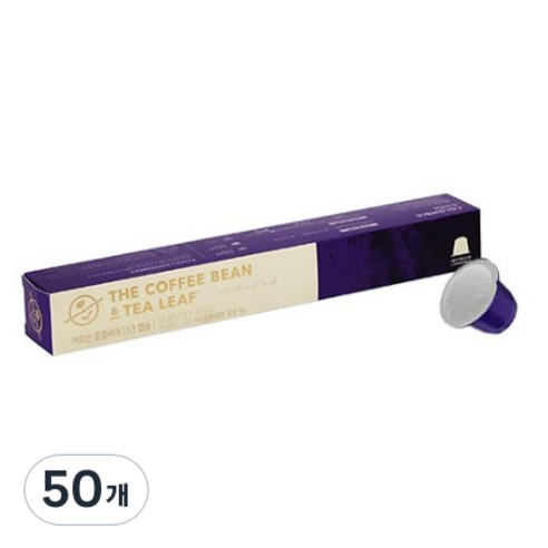 커피빈 콜롬비아 다크 캡슐커피, 5.3g, 10개입, 5개