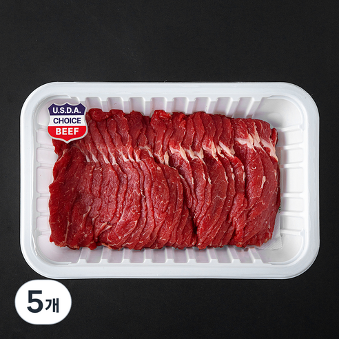 메가 미국산 앞다리 불고기용 1kg, 5개