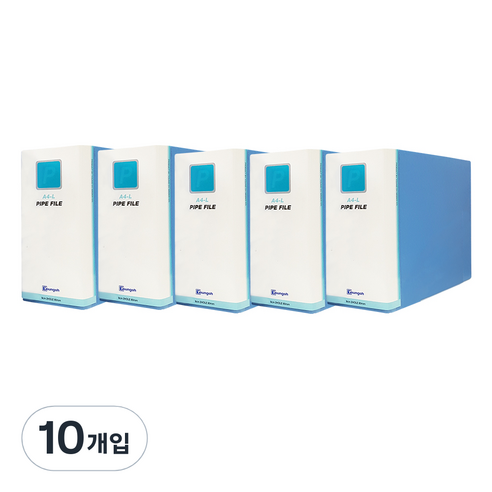 영오 합지 파이프바인더 가로형 90 x 70 mm, 하늘, 10개입
