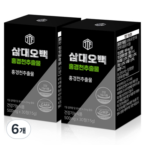 삼대오백 홍경천 추출물 30p, 30정, 6개