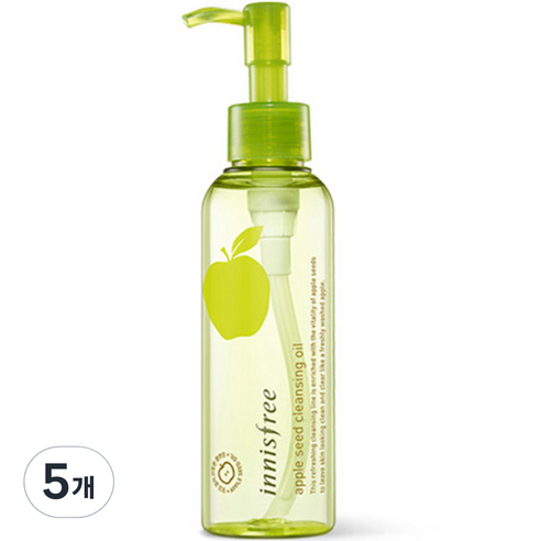 이니스프리 애플 씨드 클렌징 오일, 150ml, 5개