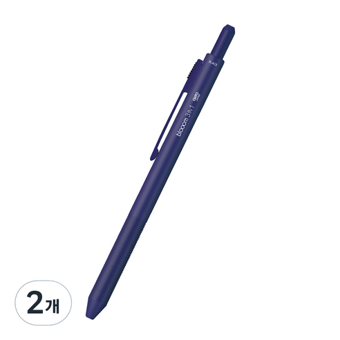 OHTO Blooom 3in1 블룸 멀티펜 4색 오토 멀티펜, 블루, 2개