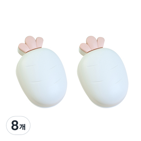 무무 비누홀더 RK_314, 화이트, 8개