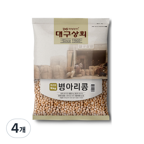 대구상회 캐나다 병아리콩, 4kg, 4개