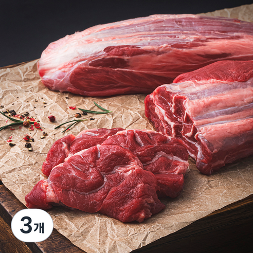 혜성 미국산 리테일팩 소아롱사태 (냉장), 3개, 0.9kg