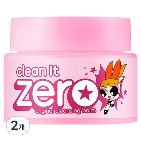 파워퍼프걸 에디션 클린 잇 제로 오리지널 클렌징밤, 2개, 100ml