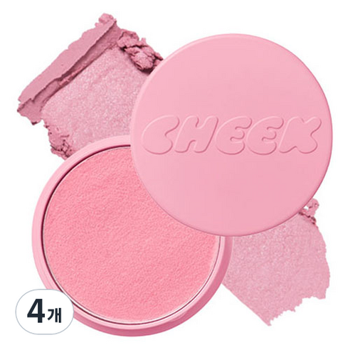 토니모리 치크톤 젤리 블러셔 3.5g, 4개, 08 리본 핑크
