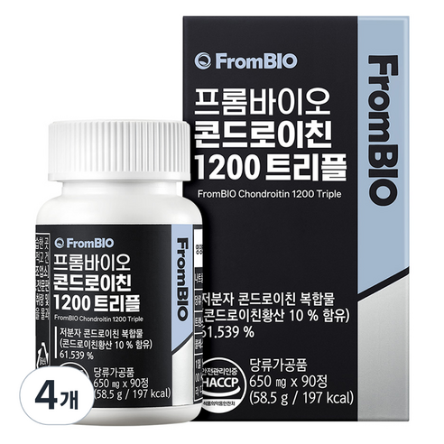 프롬바이오 콘드로이친 1200 트리플 90p, 4개, 90정